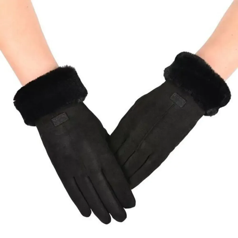 New warm women’s gloves fall, winter, screen